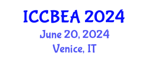 International Conference on Chemical, Biomolecular Engineering and Applications (ICCBEA) June 20, 2024 - Venice, Italy