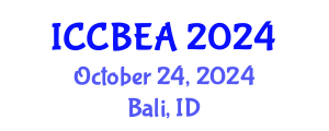 International Conference on Chemical, Biomolecular Engineering and Applications (ICCBEA) October 24, 2024 - Bali, Indonesia
