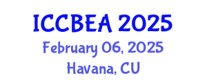 International Conference on Chemical, Biomolecular Engineering and Applications (ICCBEA) February 06, 2025 - Havana, Cuba