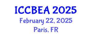 International Conference on Chemical, Biomolecular Engineering and Applications (ICCBEA) February 22, 2025 - Paris, France