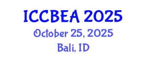 International Conference on Chemical, Biomolecular Engineering and Applications (ICCBEA) October 25, 2025 - Bali, Indonesia