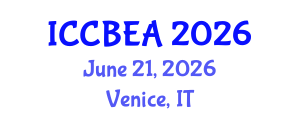 International Conference on Chemical, Biomolecular Engineering and Applications (ICCBEA) June 21, 2026 - Venice, Italy