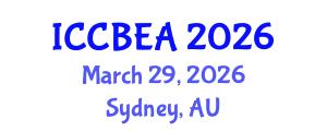 International Conference on Chemical, Biomolecular Engineering and Applications (ICCBEA) March 29, 2026 - Sydney, Australia