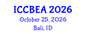 International Conference on Chemical, Biomolecular Engineering and Applications (ICCBEA) October 25, 2026 - Bali, Indonesia