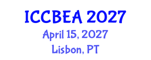 International Conference on Chemical, Biomolecular Engineering and Applications (ICCBEA) April 15, 2027 - Lisbon, Portugal International Conference on Chemical, Biomolecular Engineering and Applications (ICCBEA) April 15, 2027 - Lisbon, Portugal
