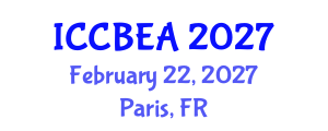 International Conference on Chemical, Biomolecular Engineering and Applications (ICCBEA) February 22, 2027 - Paris, France International Conference on Chemical, Biomolecular Engineering and Applications (ICCBEA) February 22, 2027 - Paris, France