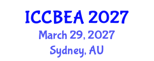International Conference on Chemical, Biomolecular Engineering and Applications (ICCBEA) March 29, 2027 - Sydney, Australia International Conference on Chemical, Biomolecular Engineering and Applications (ICCBEA) March 29, 2027 - Sydney, Australia