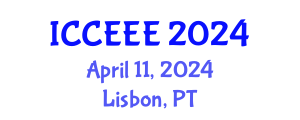 International Conference on Chemical, Ecological and Environmental Engineering (ICCEEE) April 11, 2024 - Lisbon, Portugal