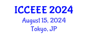 International Conference on Chemical, Ecological and Environmental Engineering (ICCEEE) August 15, 2024 - Tokyo, Japan