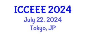 International Conference on Chemical, Ecological and Environmental Engineering (ICCEEE) July 22, 2024 - Tokyo, Japan
