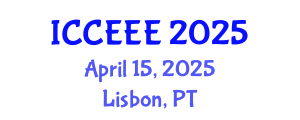 International Conference on Chemical, Ecological and Environmental Engineering (ICCEEE) April 15, 2025 - Lisbon, Portugal