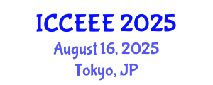 International Conference on Chemical, Ecological and Environmental Engineering (ICCEEE) August 16, 2025 - Tokyo, Japan