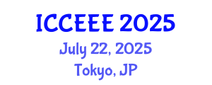 International Conference on Chemical, Ecological and Environmental Engineering (ICCEEE) July 22, 2025 - Tokyo, Japan