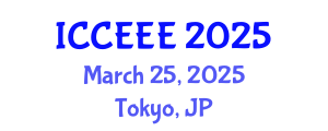 International Conference on Chemical, Ecological and Environmental Engineering (ICCEEE) March 25, 2025 - Tokyo, Japan