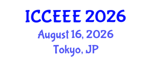 International Conference on Chemical, Ecological and Environmental Engineering (ICCEEE) August 16, 2026 - Tokyo, Japan