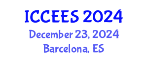 International Conference on Chemical, Ecological and Environmental Sciences (ICCEES) December 23, 2024 - Barcelona, Spain