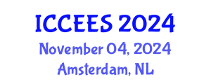 International Conference on Chemical, Ecological and Environmental Sciences (ICCEES) November 04, 2024 - Amsterdam, Netherlands