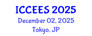 International Conference on Chemical, Ecological and Environmental Sciences (ICCEES) December 02, 2025 - Tokyo, Japan