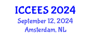 International Conference on Chemical, Ecology and Environmental Sciences (ICCEES) September 12, 2024 - Amsterdam, Netherlands