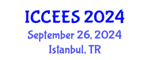 International Conference on Chemical, Ecology and Environmental Sciences (ICCEES) September 26, 2024 - Istanbul, Turkey