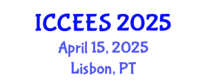 International Conference on Chemical, Ecology and Environmental Sciences (ICCEES) April 15, 2025 - Lisbon, Portugal