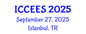 International Conference on Chemical, Ecology and Environmental Sciences (ICCEES) September 27, 2025 - Istanbul, Turkey