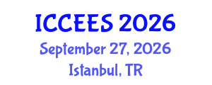 International Conference on Chemical, Ecology and Environmental Sciences (ICCEES) September 27, 2026 - Istanbul, Turkey