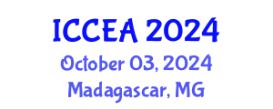 International Conference on Chemical Engineering and Applications (ICCEA) October 03, 2024 - Madagascar, Madagascar