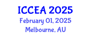 International Conference on Chemical Engineering and Applications (ICCEA) February 01, 2025 - Melbourne, Australia