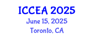 International Conference on Chemical Engineering and Applications (ICCEA) June 15, 2025 - Toronto, Canada