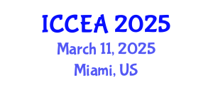 International Conference on Chemical Engineering and Applications (ICCEA) March 11, 2025 - Miami, United States