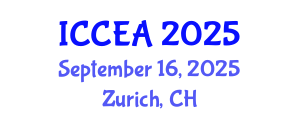 International Conference on Chemical Engineering and Applications (ICCEA) September 16, 2025 - Zurich, Switzerland