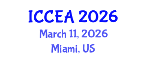 International Conference on Chemical Engineering and Applications (ICCEA) March 11, 2026 - Miami, United States