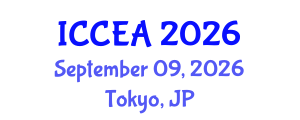 International Conference on Chemical Engineering and Applications (ICCEA) September 09, 2026 - Tokyo, Japan