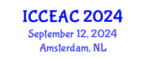 International Conference on Chemical Engineering and Applied Chemistry (ICCEAC) September 12, 2024 - Amsterdam, Netherlands