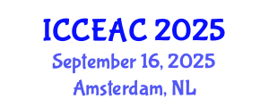 International Conference on Chemical Engineering and Applied Chemistry (ICCEAC) September 16, 2025 - Amsterdam, Netherlands