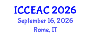 International Conference on Chemical Engineering and Applied Chemistry (ICCEAC) September 16, 2026 - Rome, Italy