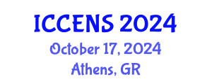 International Conference on Chemical Engineering and Nanoparticle Synthesis (ICCENS) October 21, 2024 - Athens, Greece