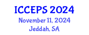 International Conference on Chemical Engineering and Physical Sciences (ICCEPS) November 11, 2024 - Jeddah, Saudi Arabia