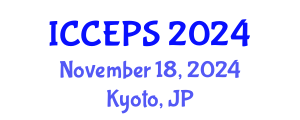 International Conference on Chemical Engineering and Physical Sciences (ICCEPS) November 18, 2024 - Kyoto, Japan