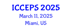 International Conference on Chemical Engineering and Physical Sciences (ICCEPS) March 11, 2025 - Miami, United States