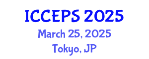 International Conference on Chemical Engineering and Physical Sciences (ICCEPS) March 25, 2025 - Tokyo, Japan