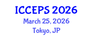 International Conference on Chemical Engineering and Physical Sciences (ICCEPS) March 25, 2026 - Tokyo, Japan
