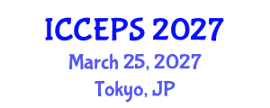 International Conference on Chemical Engineering and Physical Sciences (ICCEPS) March 25, 2027 - Tokyo, Japan International Conference on Chemical Engineering and Physical Sciences (ICCEPS) March 25, 2027 - Tokyo, Japan