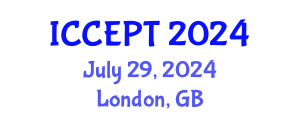 International Conference on Chemical Engineering and Process Technology (ICCEPT) July 29, 2024 - London, United Kingdom