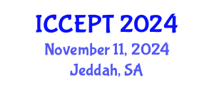 International Conference on Chemical Engineering and Process Technology (ICCEPT) November 11, 2024 - Jeddah, Saudi Arabia
