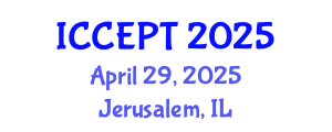 International Conference on Chemical Engineering and Process Technology (ICCEPT) April 29, 2025 - Jerusalem, Israel