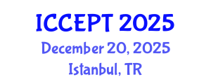 International Conference on Chemical Engineering and Process Technology (ICCEPT) December 20, 2025 - Istanbul, Turkey