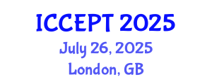 International Conference on Chemical Engineering and Process Technology (ICCEPT) July 26, 2025 - London, United Kingdom