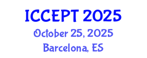 International Conference on Chemical Engineering and Process Technology (ICCEPT) October 25, 2025 - Barcelona, Spain